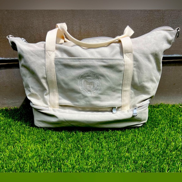 Lo & Sons Handbags - Lo & Sons Cream Travel Bag